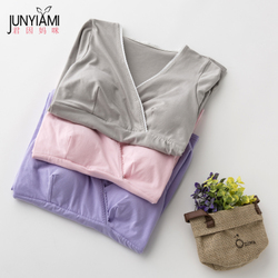 孕妇长袖纯棉睡衣 舒适哺乳与秋冬保暖的理想选择